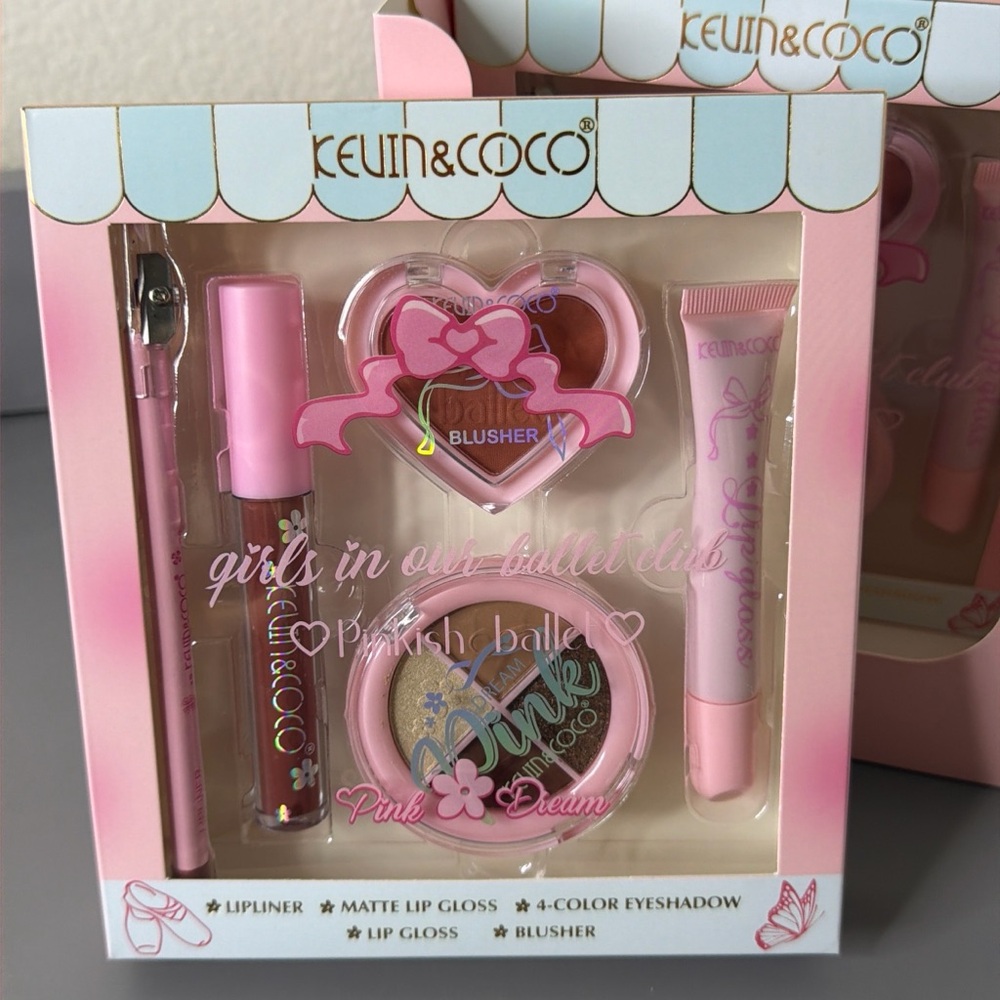 KEVIN & COCO Pink Makeup Collection